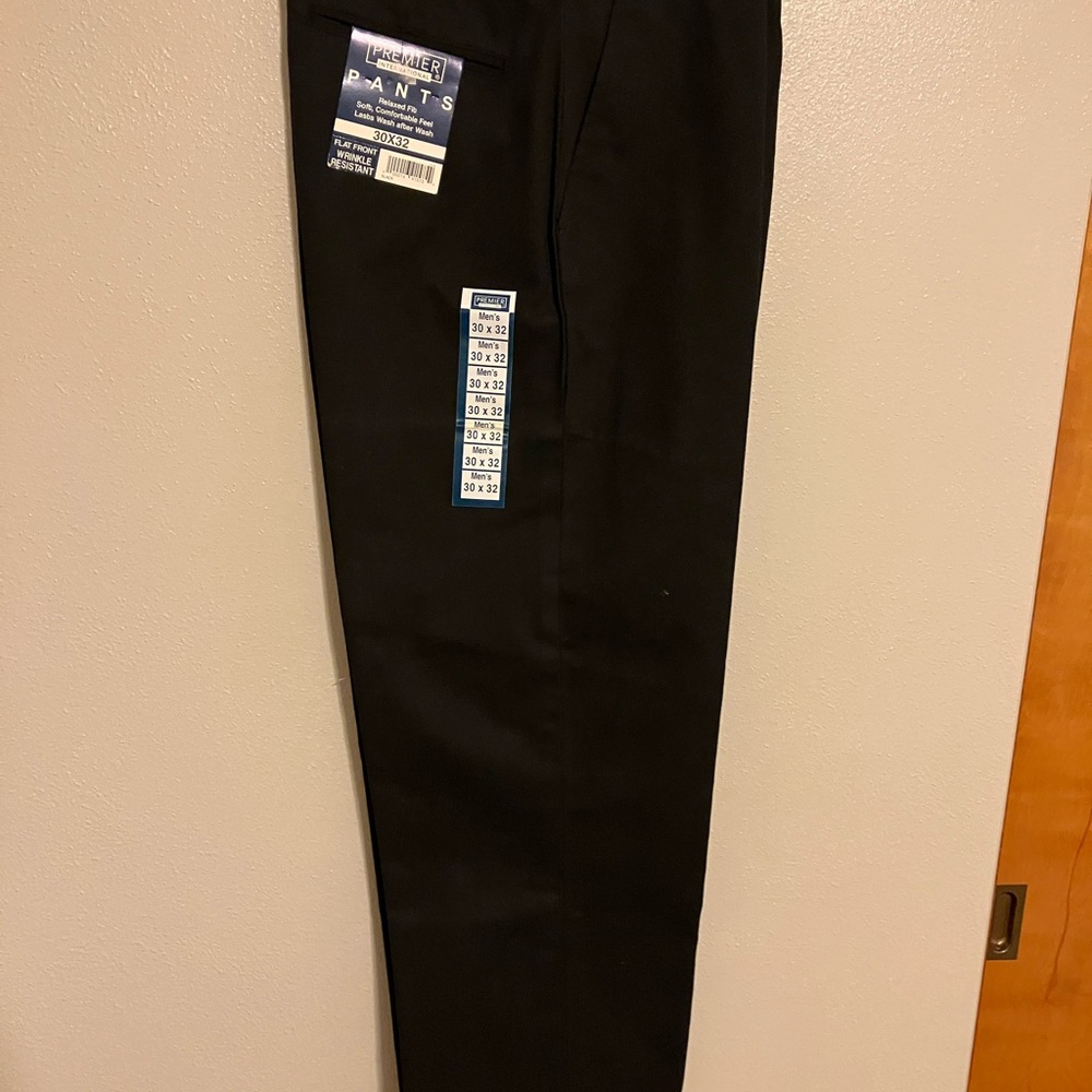 New Men’s Black Dress Pants